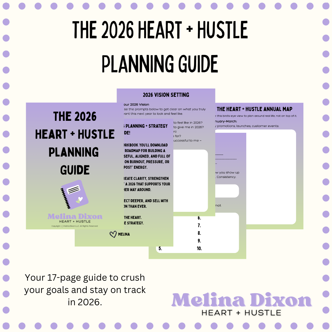 The 2026 Heart + Hustle Planning Guide