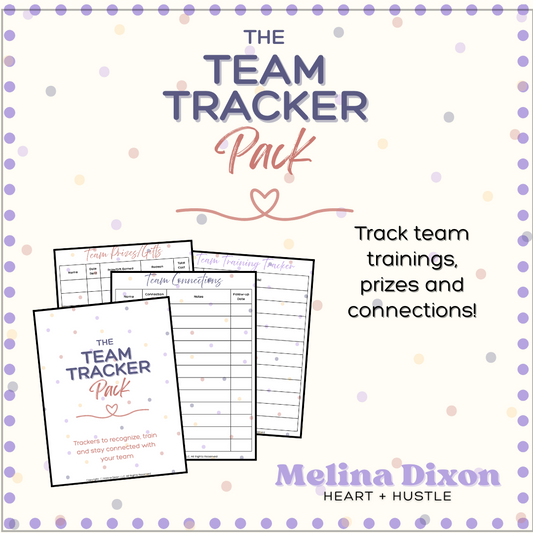 The Team Tracker Pack - Trackers to Lead with Heart & Hustle