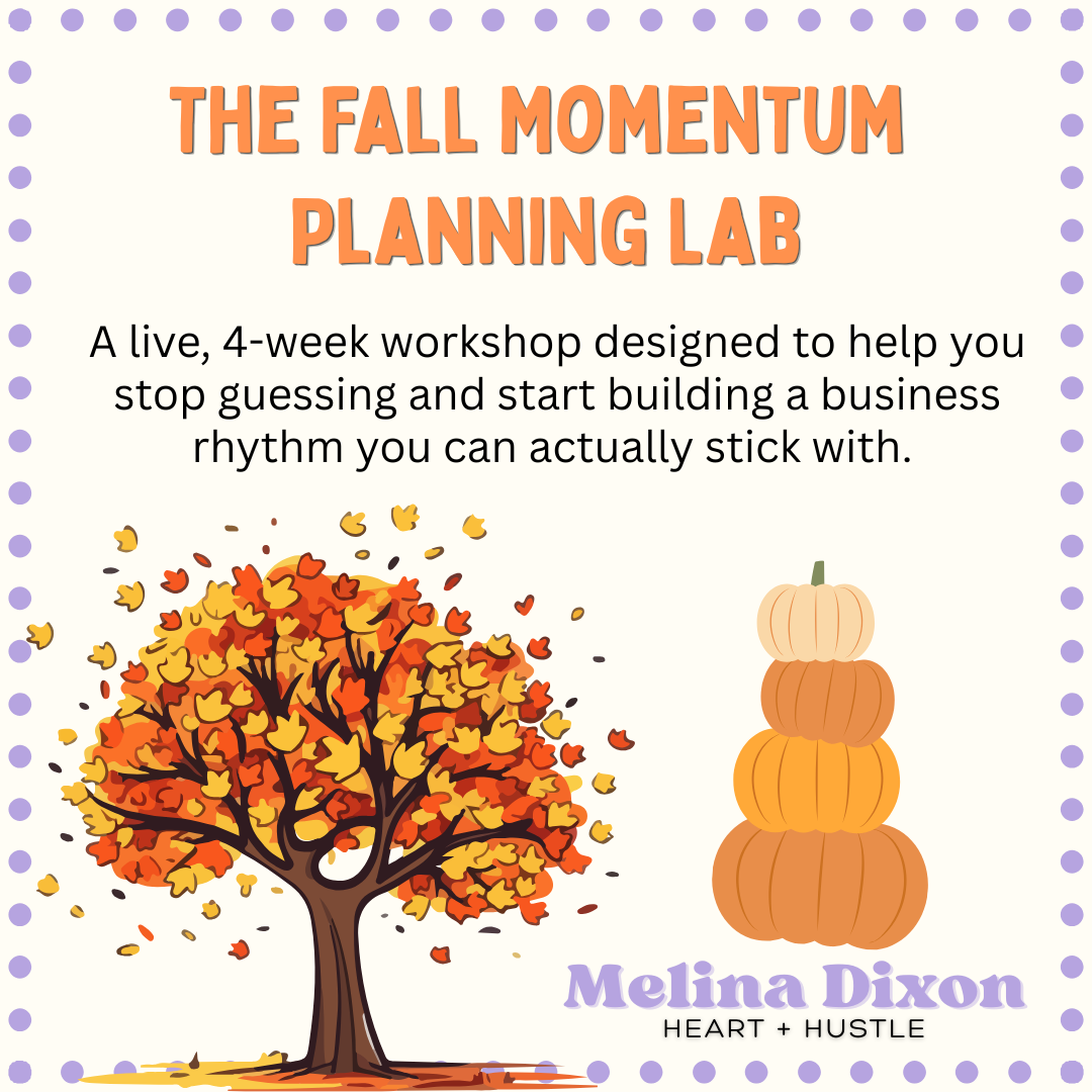 The Fall Momentum Planning Lab: August 2026